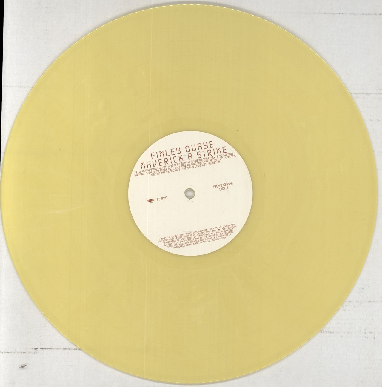 Finley Quaye Maverick A Strike UK Vinyl LP