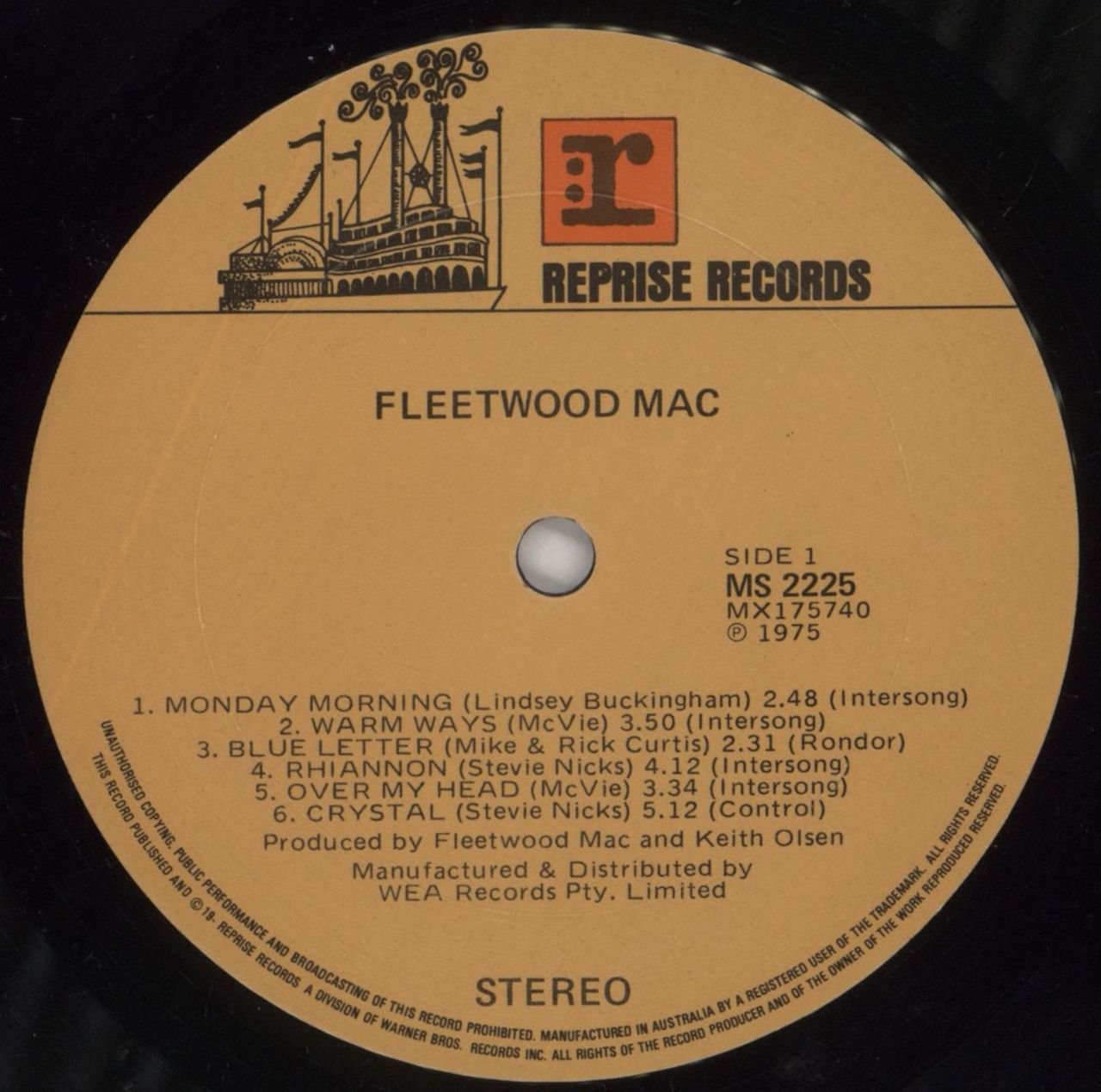 Fleetwood Mac Fleetwood Mac Australian Vinyl LP