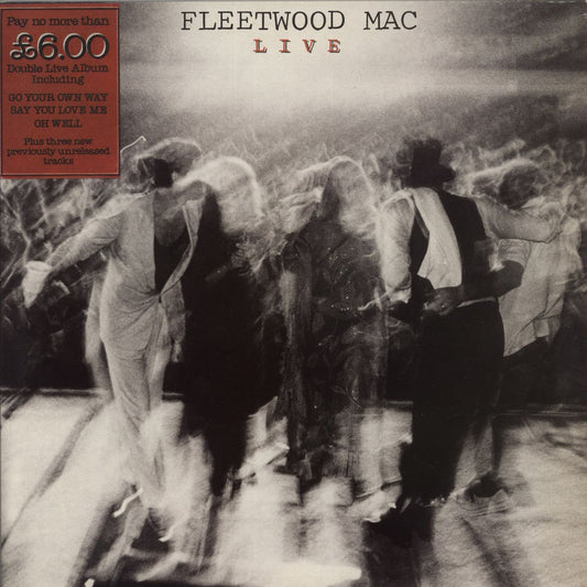 Fleetwood Mac Live - Sticker UK 2-LP vinyl set
