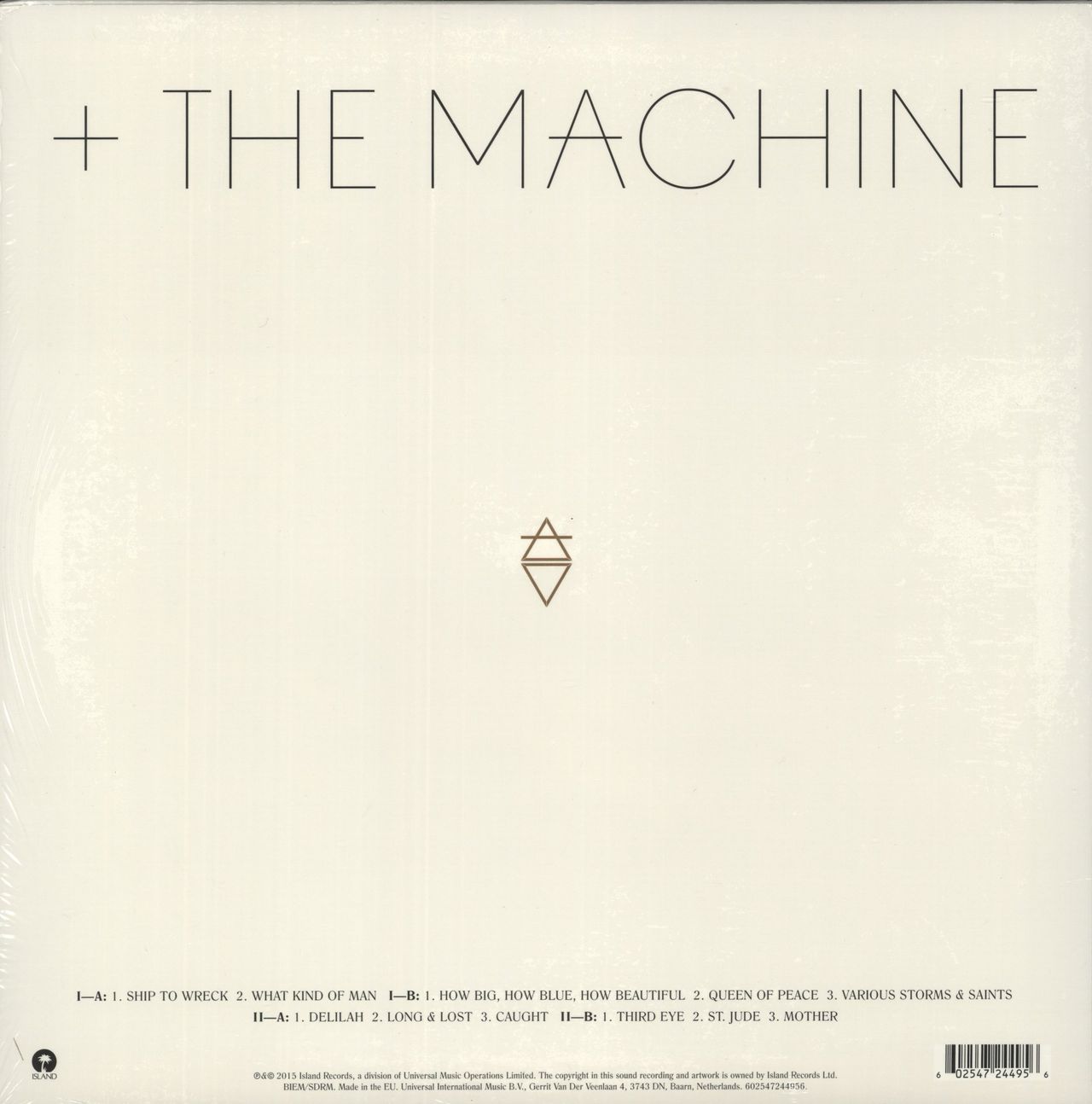 Florence + The Machine How Big, How Blue, How Beautiful + Numbered Print UK 2-LP vinyl set