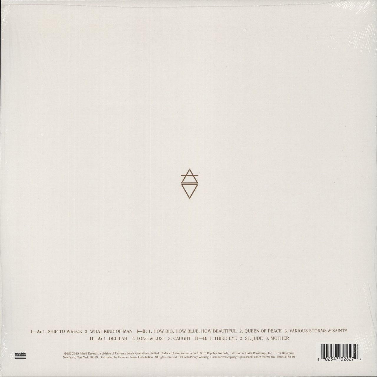 Florence + The Machine How Big, How Blue, How Beautiful - Urban Outfitter Sleeve US 2-LP vinyl set