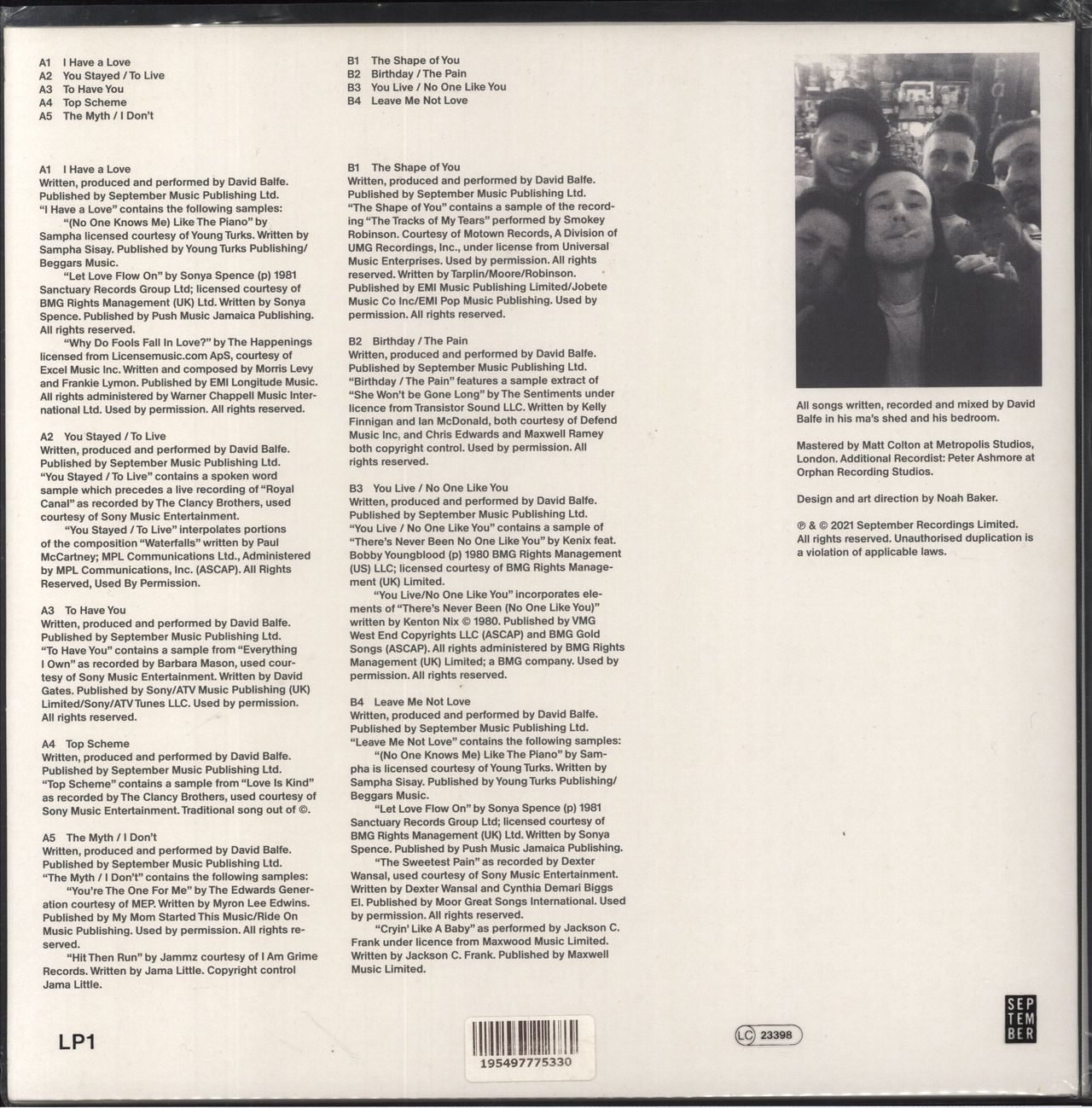 For Those I Love For Those I Love UK Vinyl LP