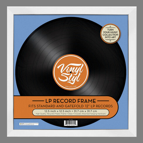 Album Cover Frame: White (Vinyl Styl Brand - 12.5" x 12.5")