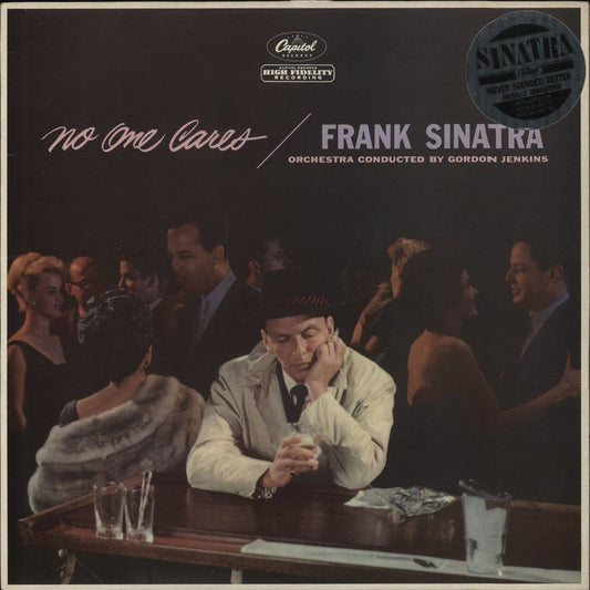 Frank Sinatra No One Cares - stickered UK Vinyl LP