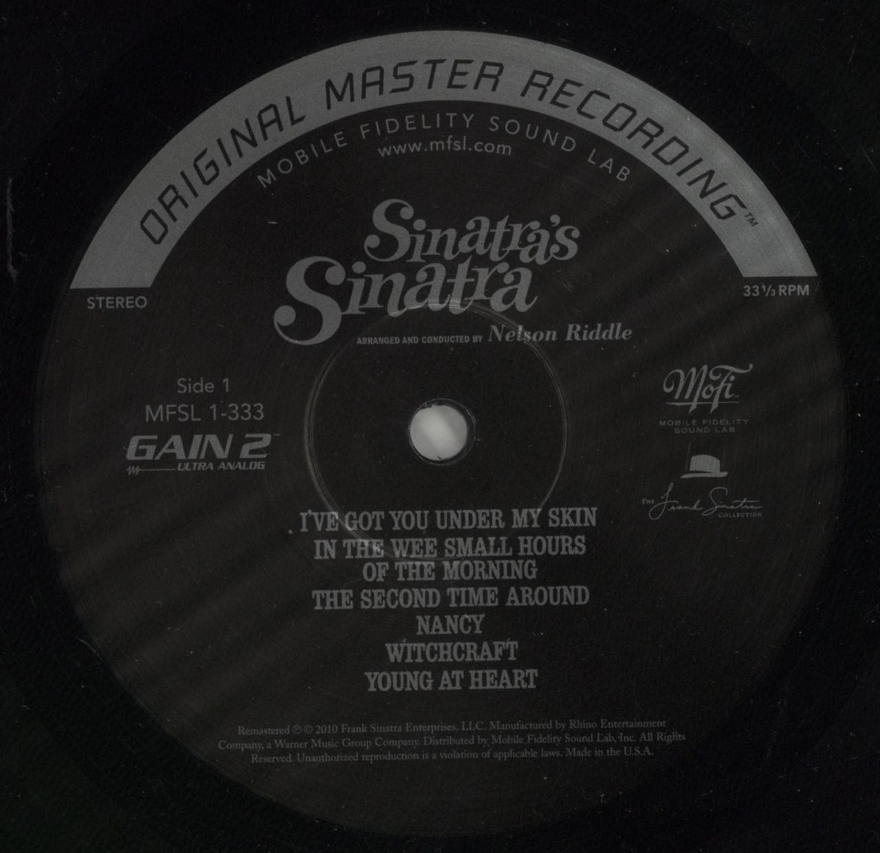 Frank Sinatra Sinatra's Sinatra - 180gm US Vinyl LP