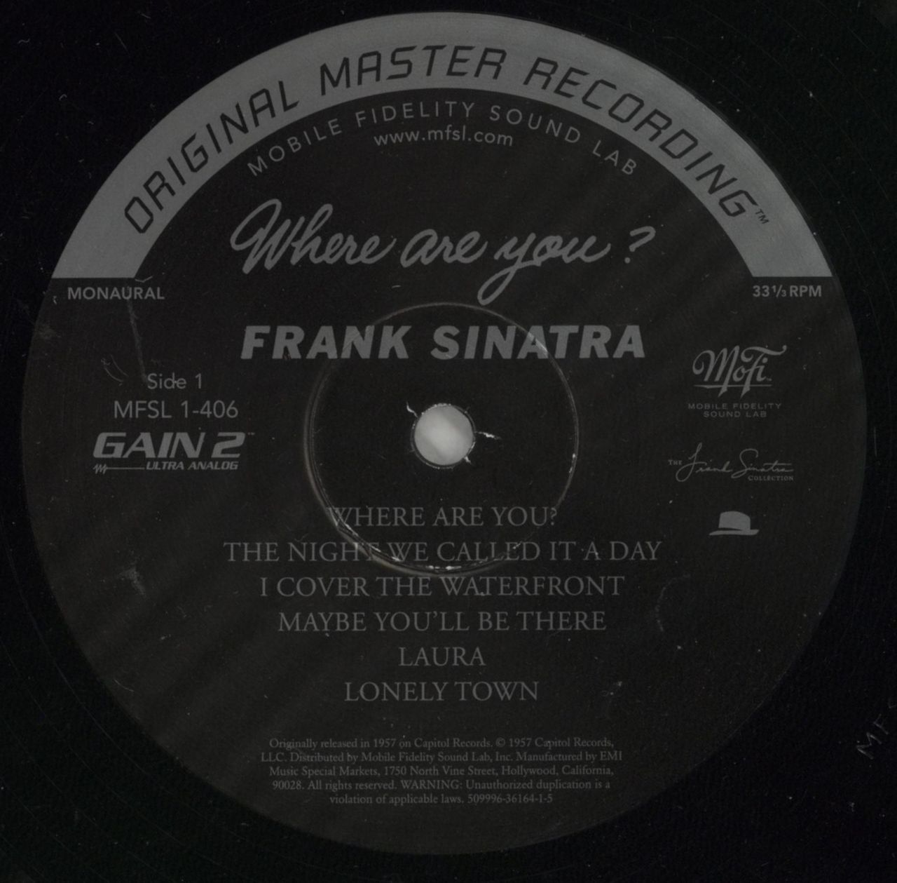 Frank Sinatra Where Are You? - 180gm Vinyl US Vinyl LP