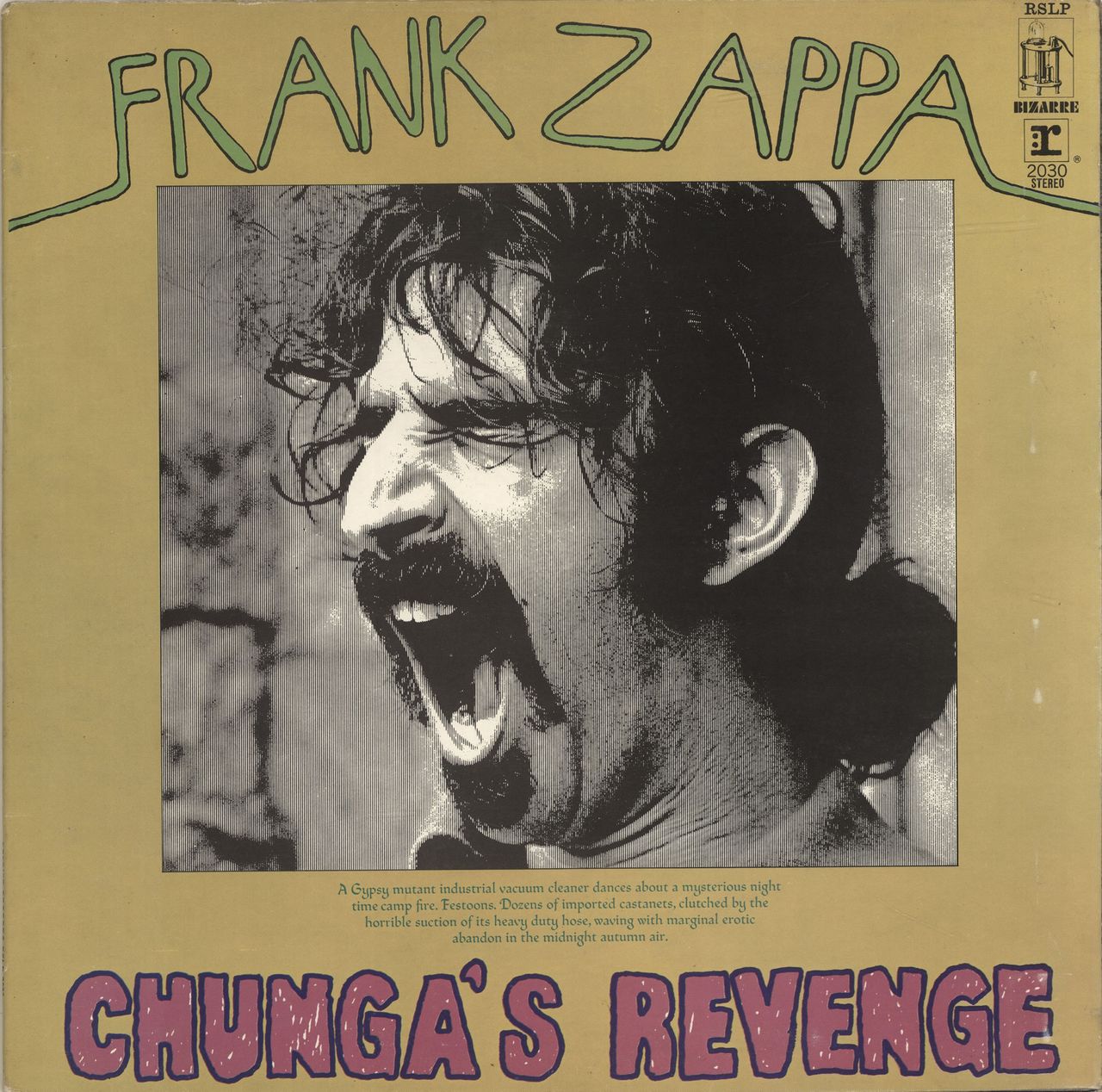 Frank Zappa Chunga's Revenge - 1st - EX UK Vinyl LP