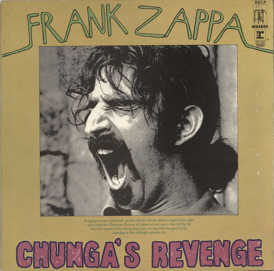 Frank Zappa Chunga's Revenge - 1st - EX UK Vinyl LP