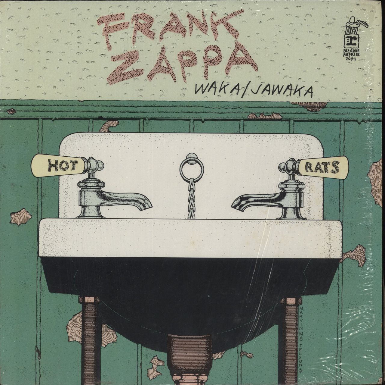 Frank Zappa Waka/Jawaka - Hot Rats US Vinyl LP