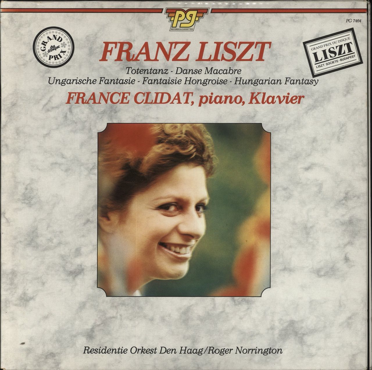 Franz Liszt Liszt: Totentanz - Danse Macabre / Ungarische Frantasie - Fantaisie Hongroise - Hungarian Fantasy Dutch Vinyl LP