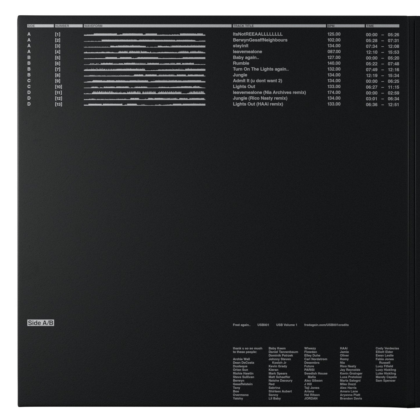 Fred Again – USB001 - Vinyl LP Record