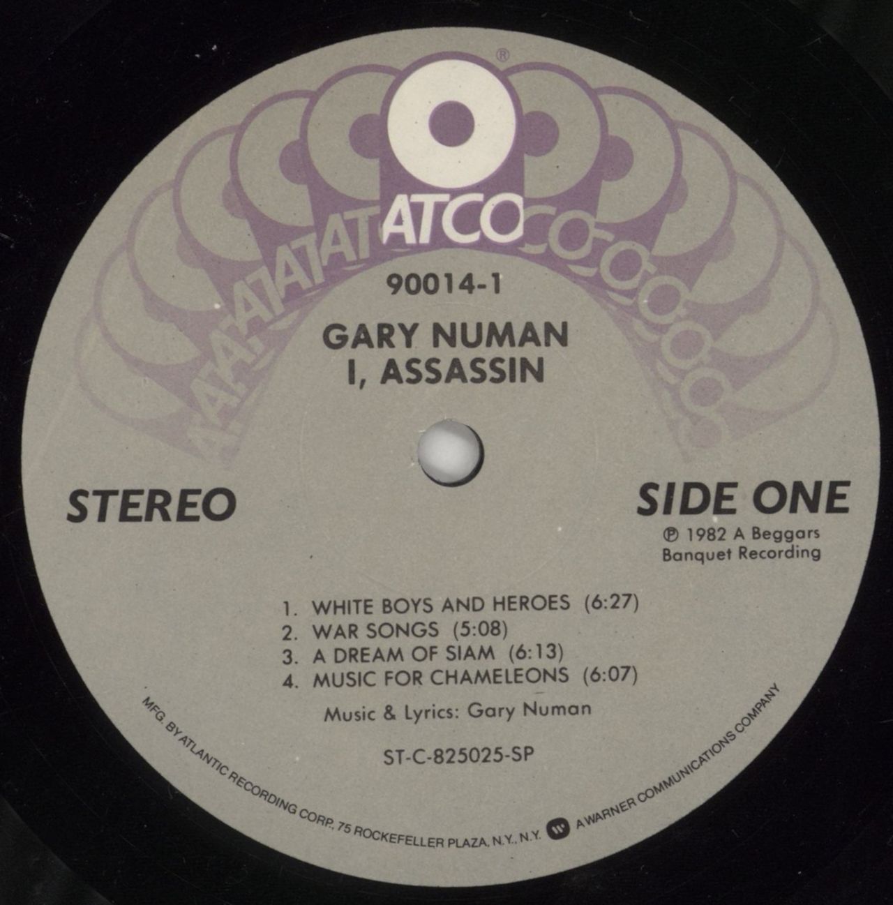 Gary Numan I Assassin US Vinyl LP