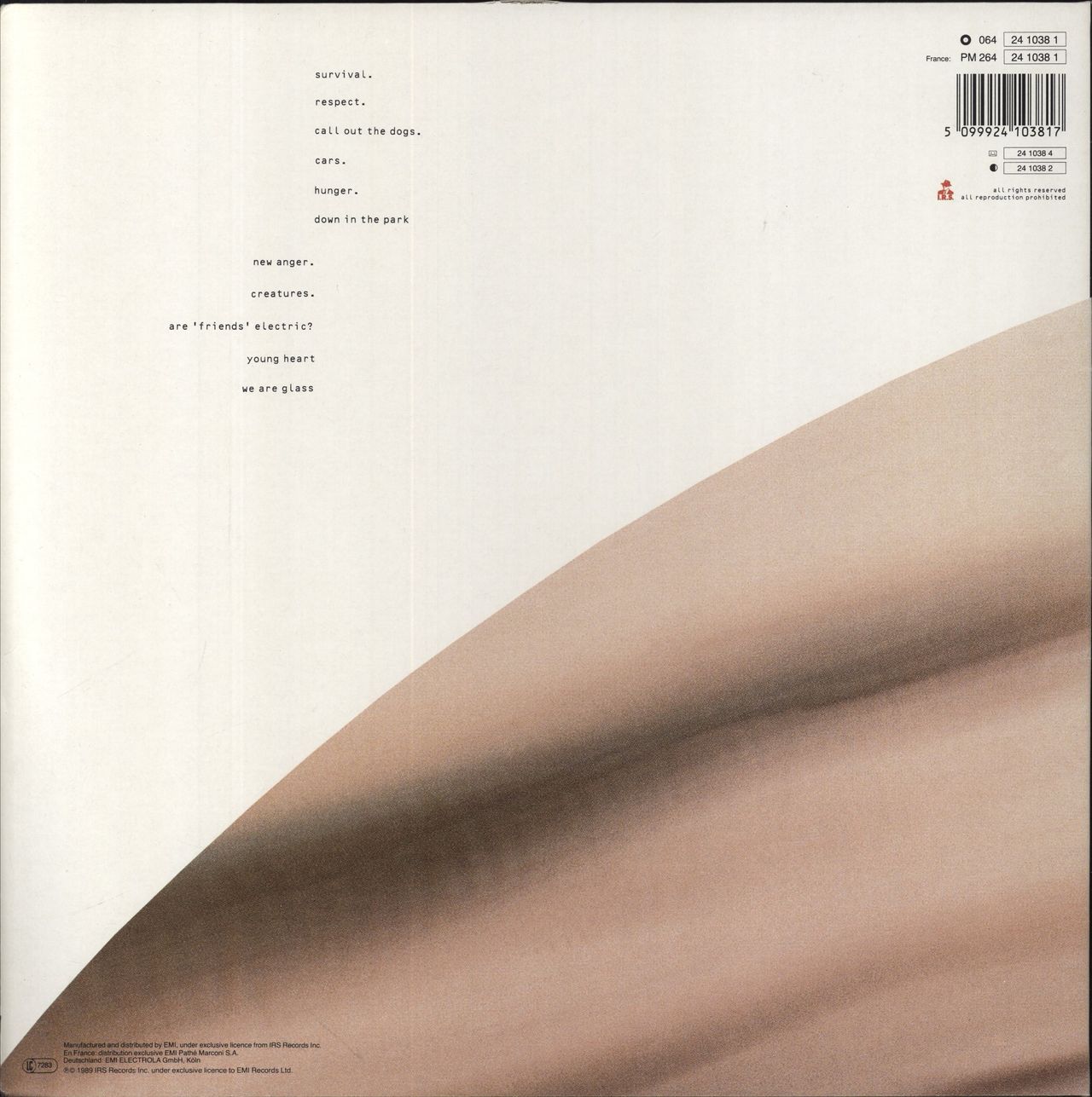 Gary Numan The Skin Mechanic Dutch Vinyl LP