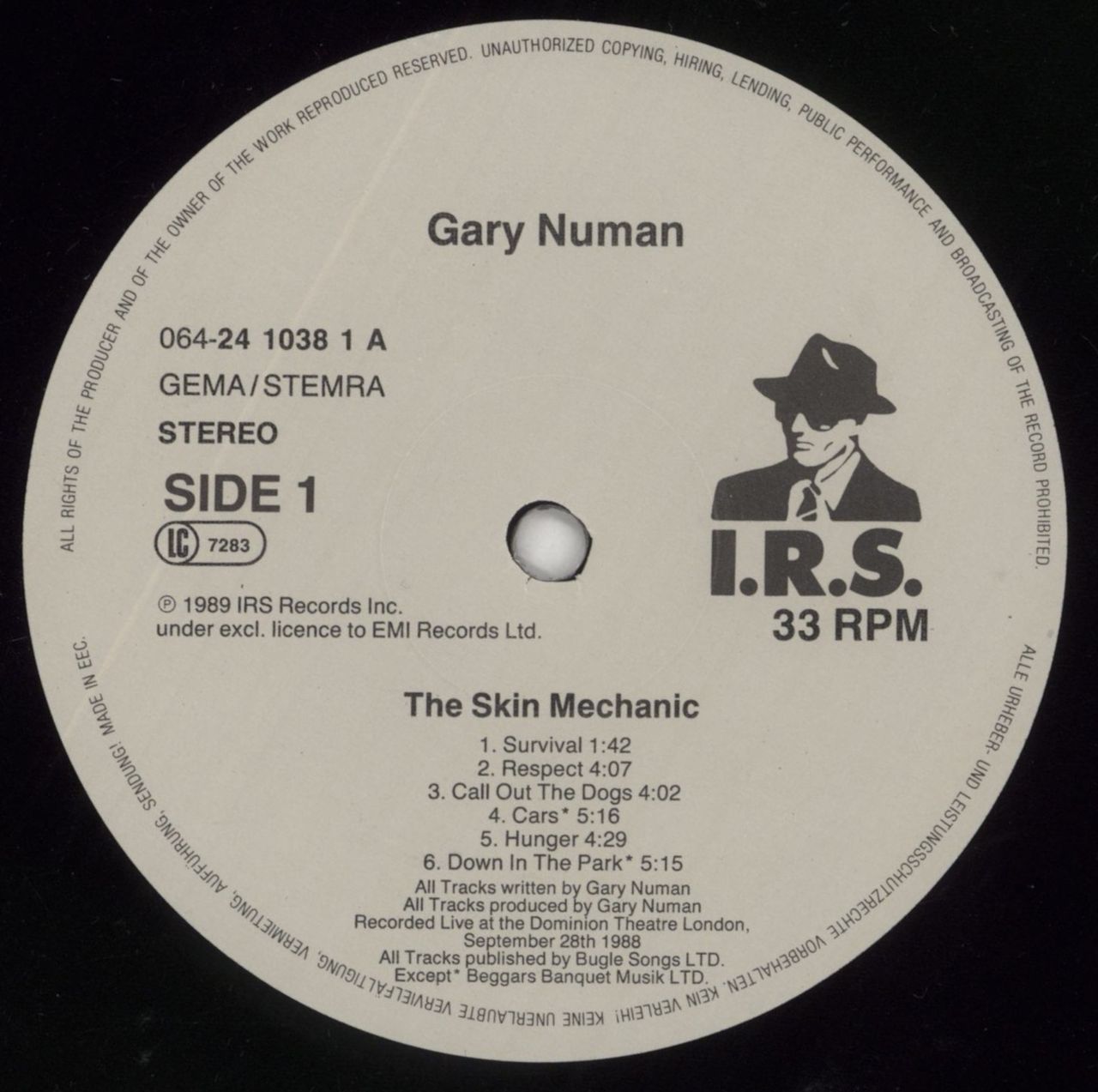 Gary Numan The Skin Mechanic Dutch Vinyl LP