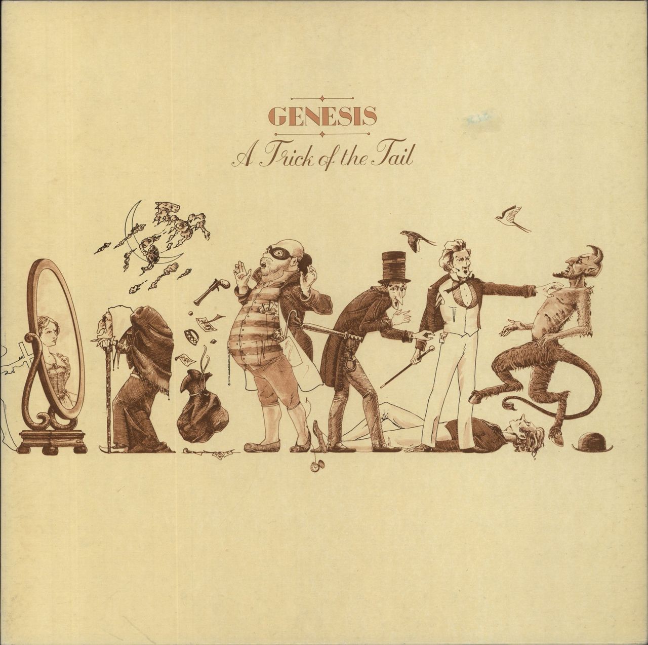 Genesis A Trick Of The Tail - 2nd + Inner - VG Sleeve UK Vinyl LP