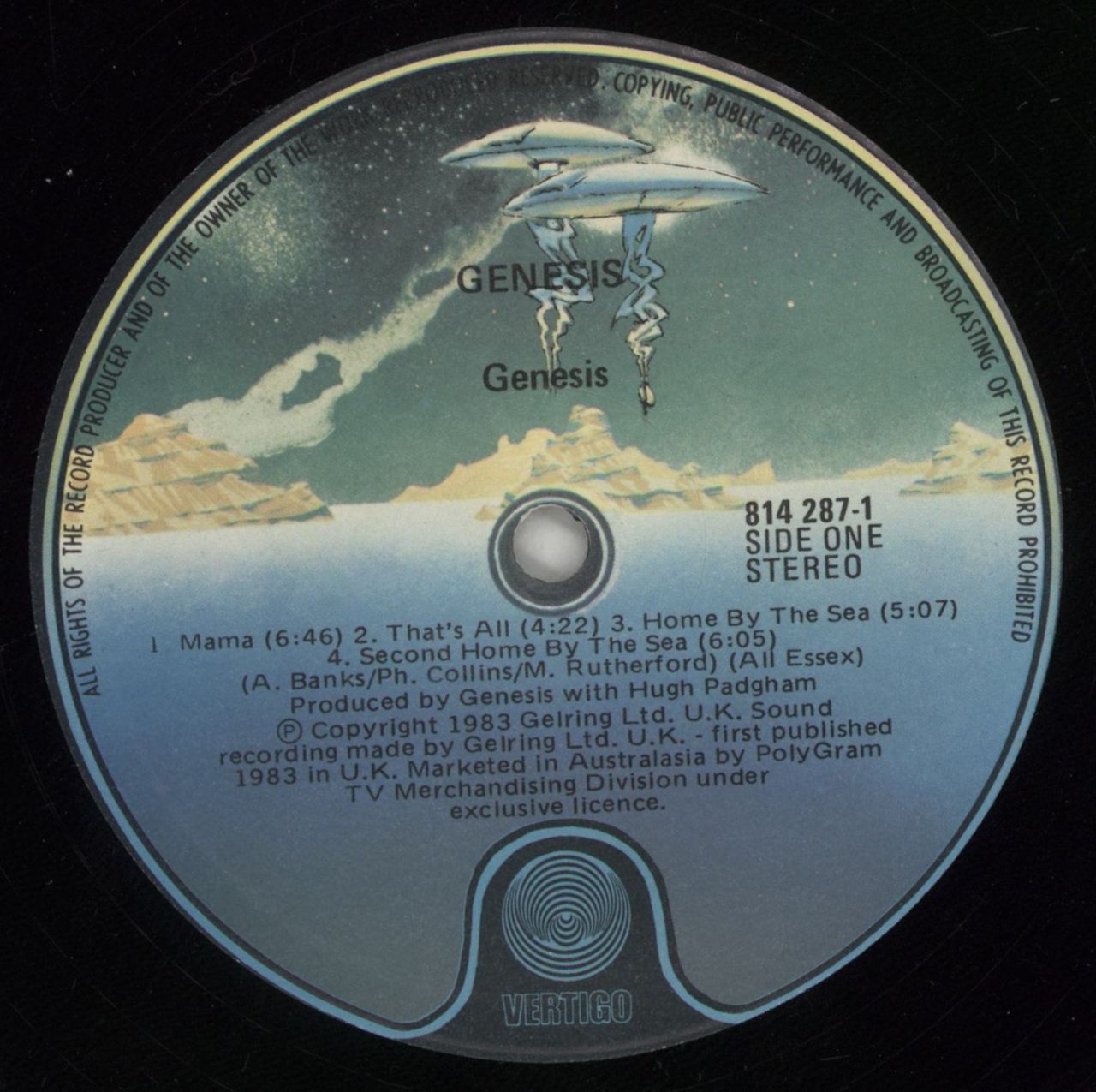 Genesis Genesis Australian Vinyl LP