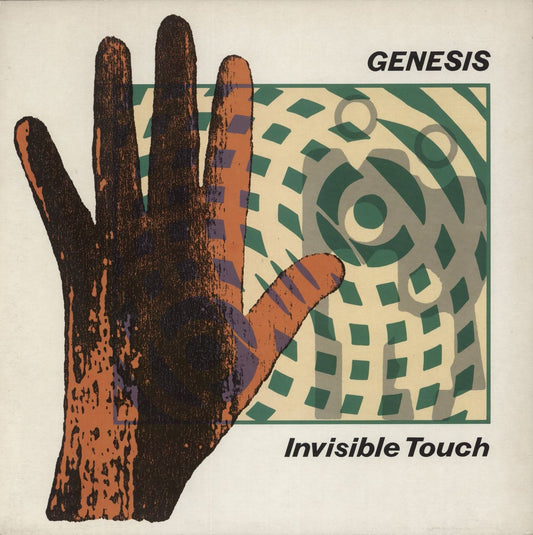 Genesis Invisible Touch - Embossed Sleeve UK Vinyl LP