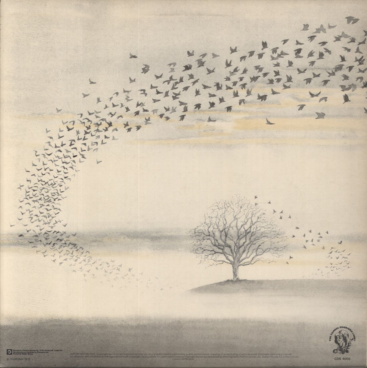 Genesis Wind & Wuthering - 3rd - Gold Stamped UK Vinyl LP