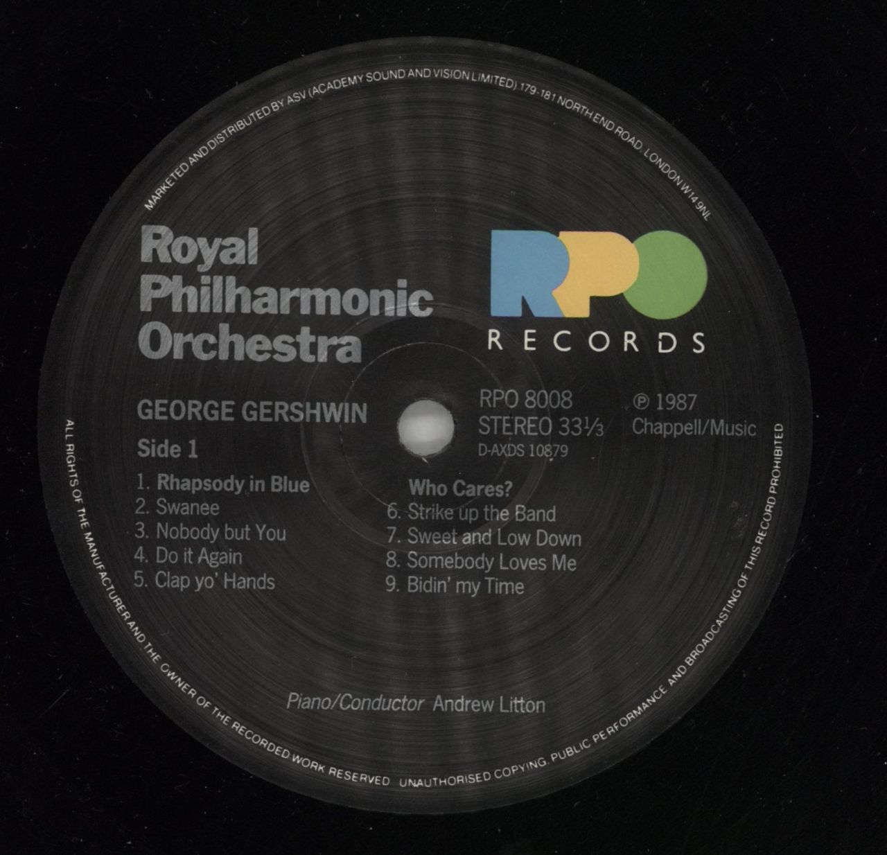 George Gershwin Gershwin Gold - Rhapsody In Blue - The Gershwin Songbook UK Vinyl LP