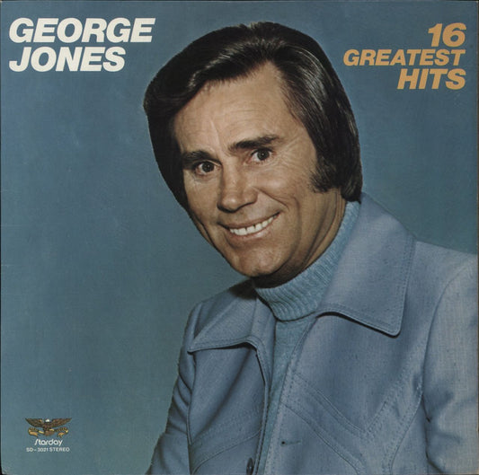 George Jones 16 Greatest Hits UK Vinyl LP