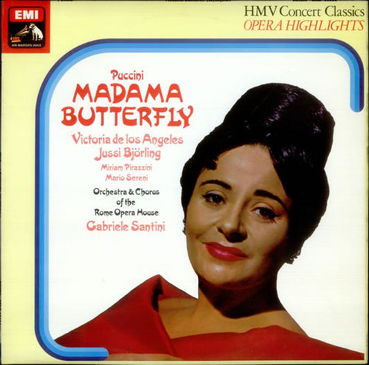 Giacomo Puccini Madama Butterfly UK Vinyl LP