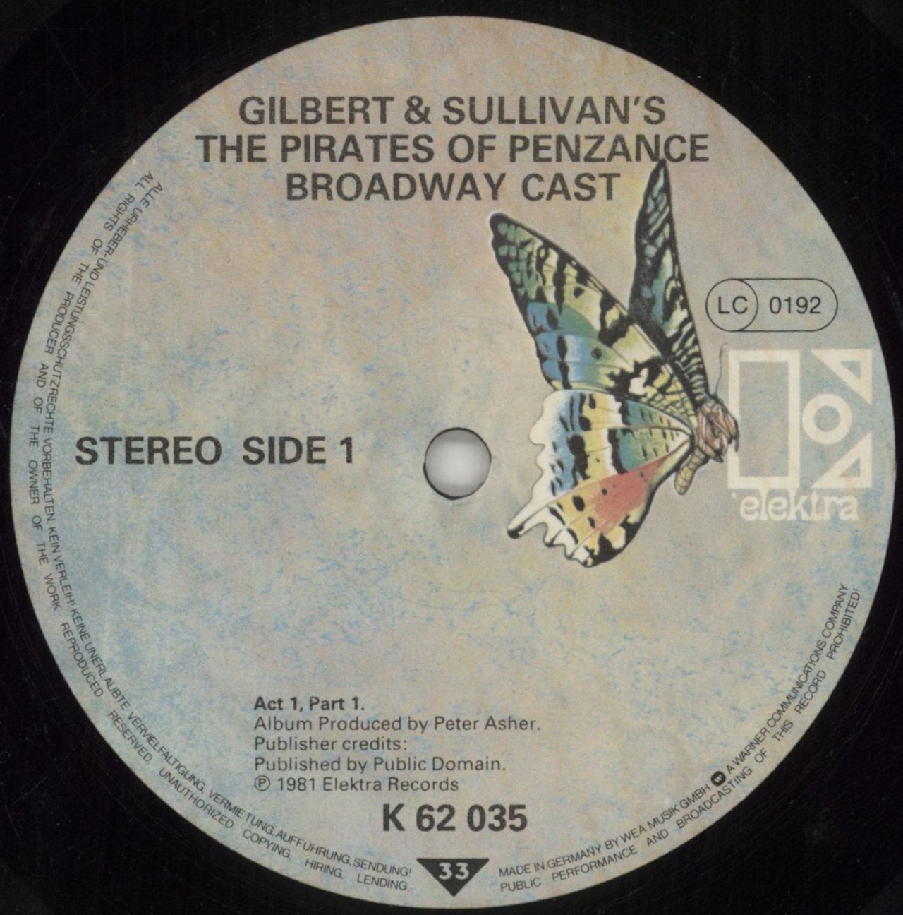 Gilbert & Sullivan The Pirates Of Penzance UK 2-LP vinyl set