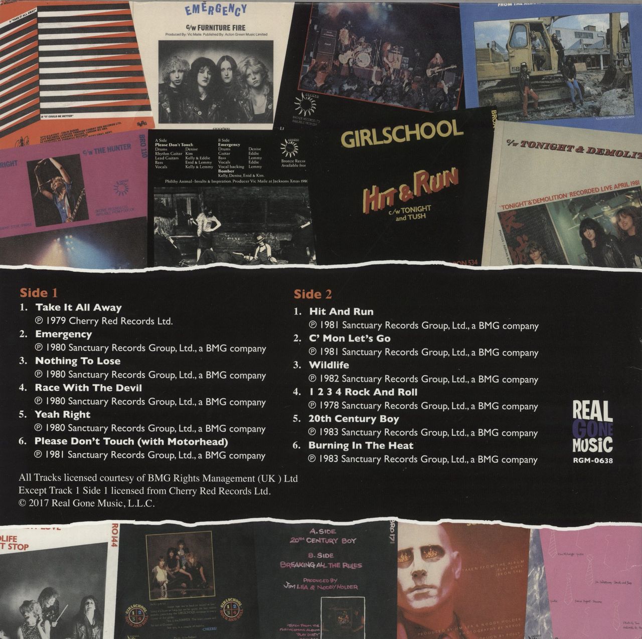 Girlschool The Singles 1979-84 - White Vinyl US Vinyl LP