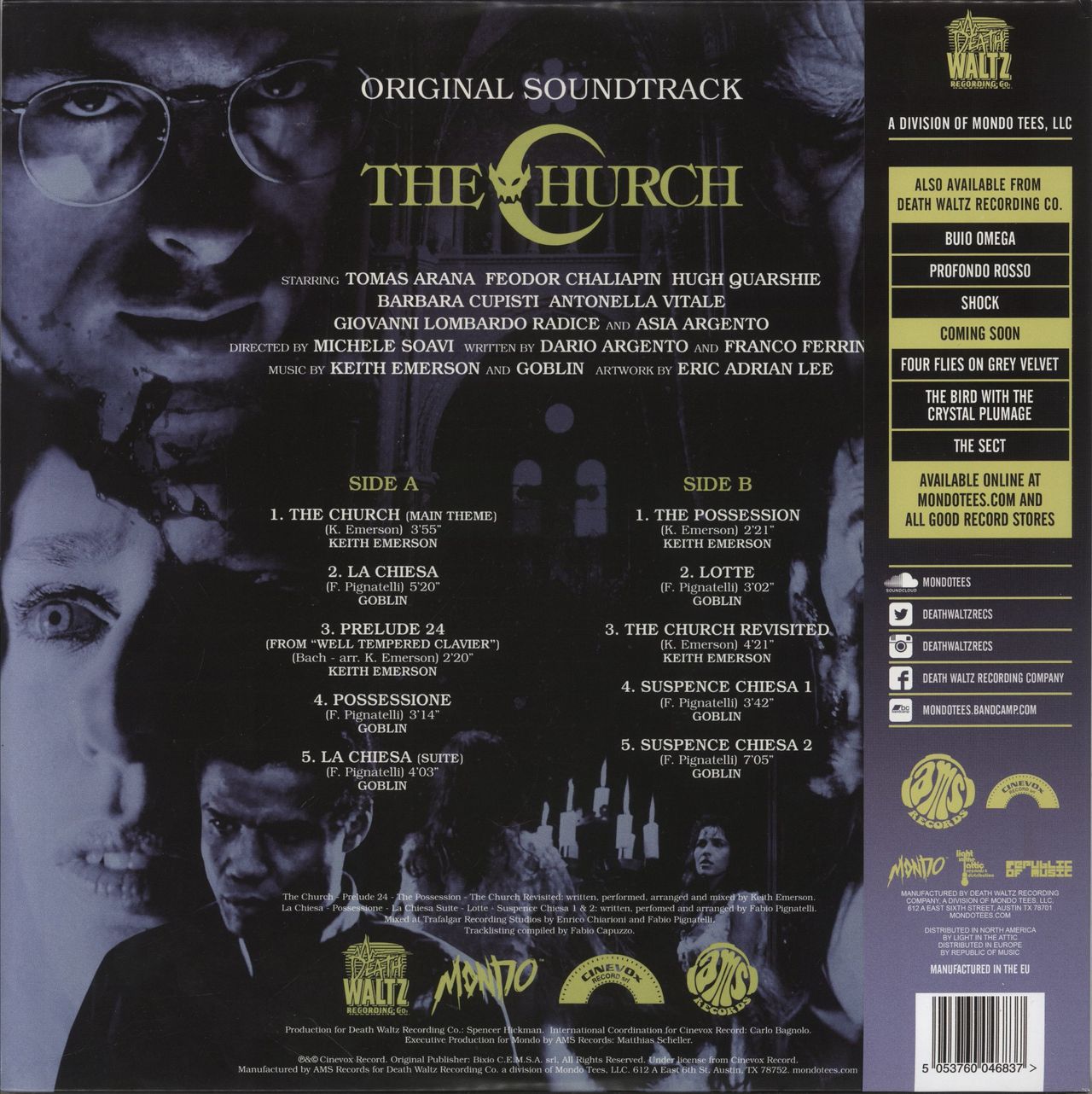 Goblin The Church - 180gm Blue Vinyl US Vinyl LP