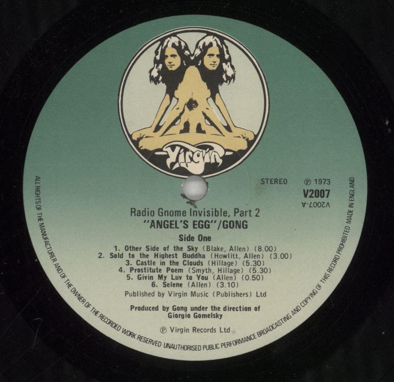 Gong Angel's Egg - 3rd UK Vinyl LP
