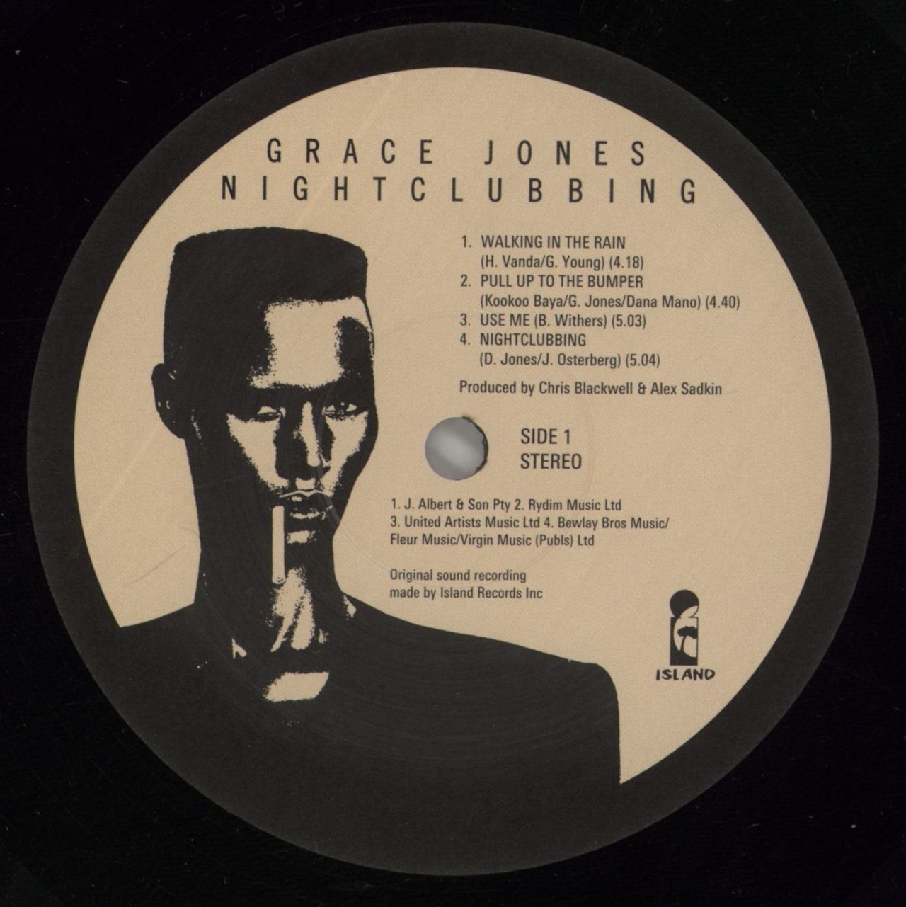 Grace Jones Nightclubbing - Back To Black UK Vinyl LP