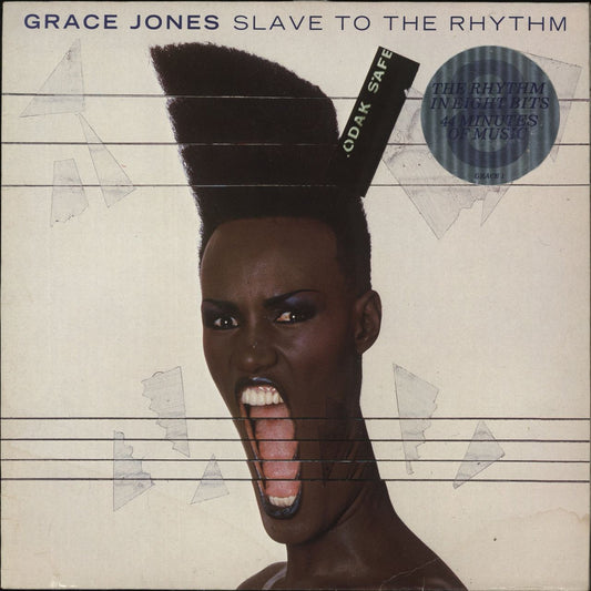 Grace Jones Slave To The Rhythm - Stickered UK Vinyl LP