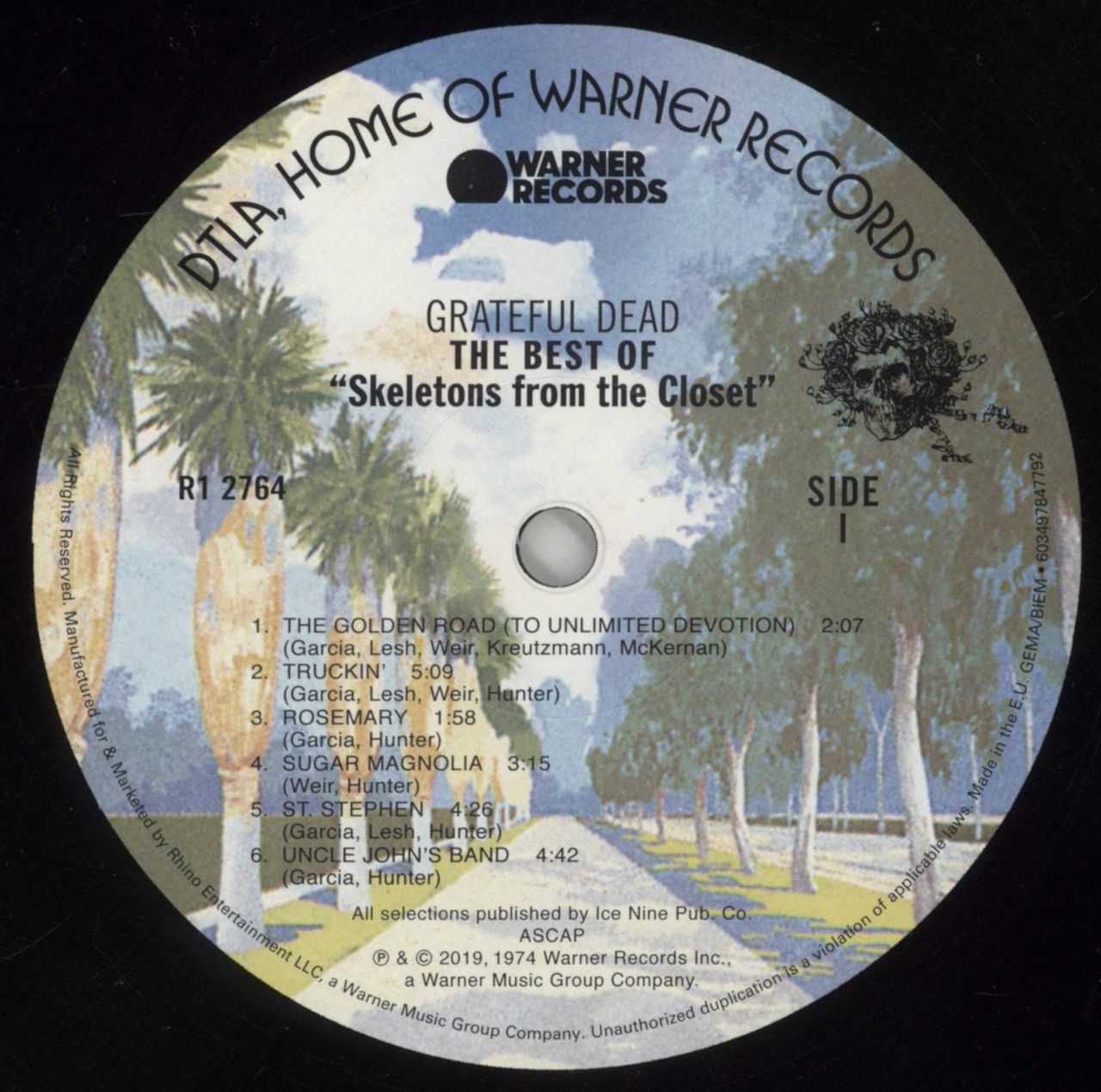 Grateful Dead Skeletons From The Closet UK Vinyl LP