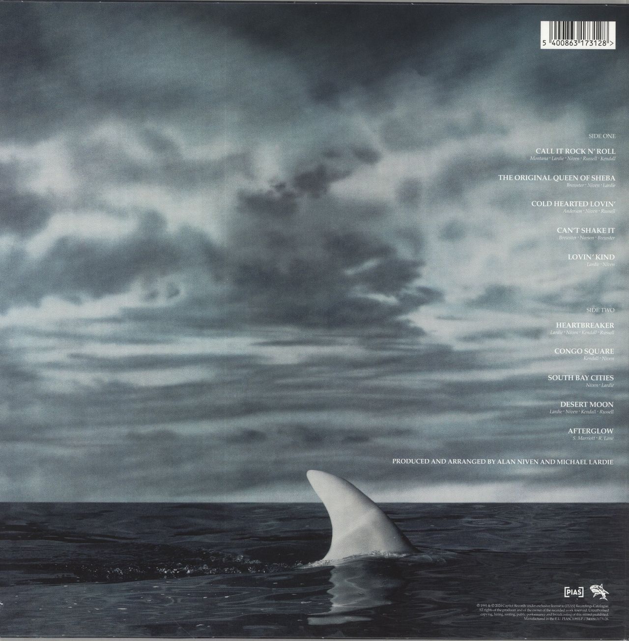 Great White Hooked US Vinyl LP