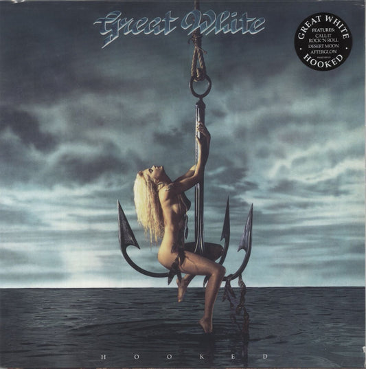 Great White Hooked US Vinyl LP