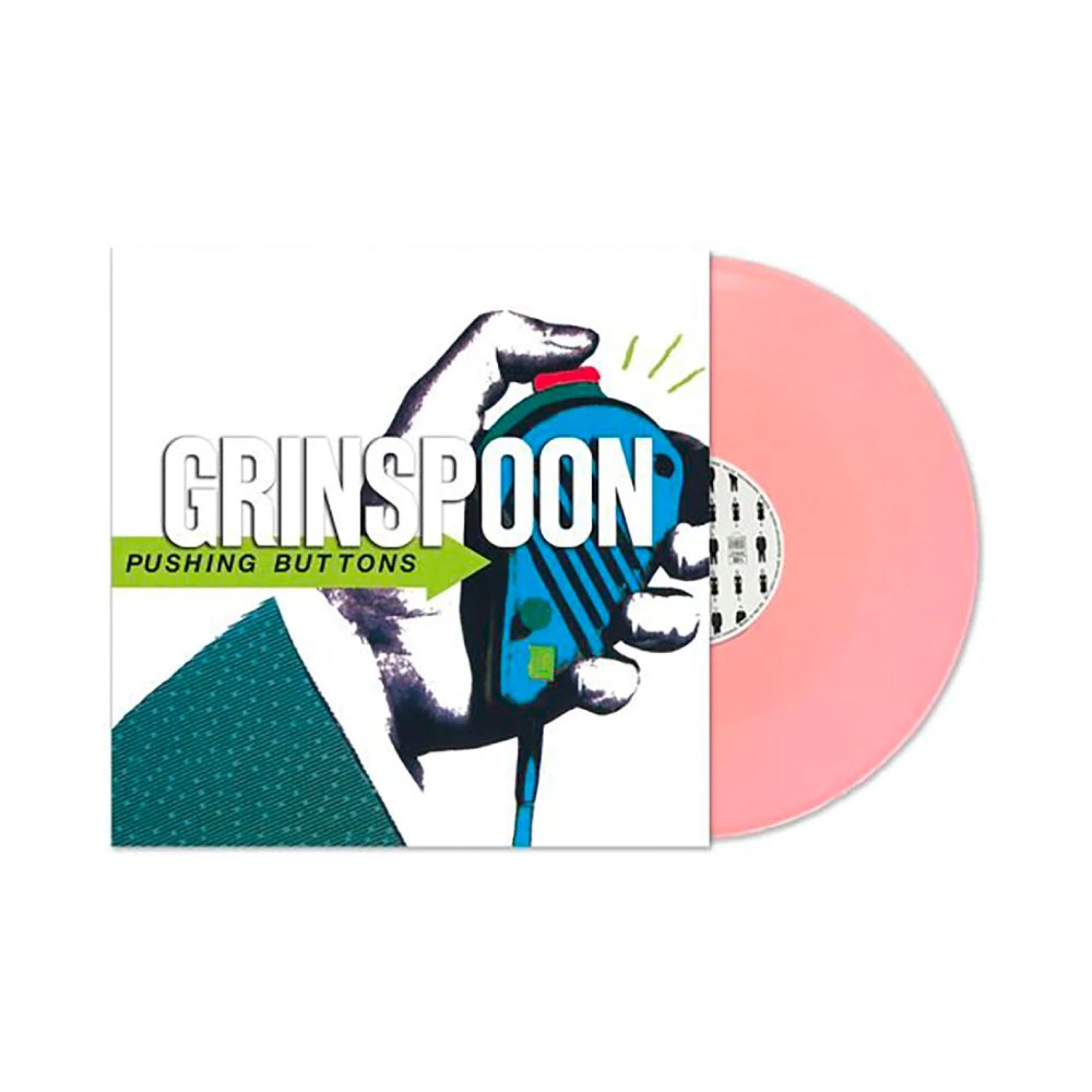 Grinspoon - Pushing Buttons - Baby Pink Vinyl EP Record