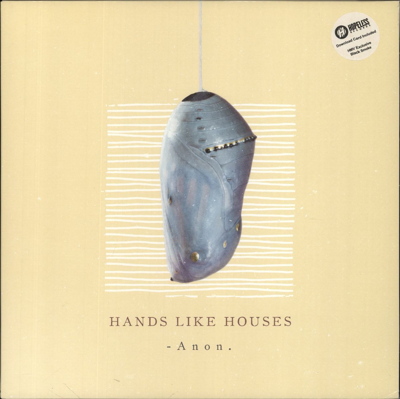 Hands Like Horses Anon - Black Smoke Vinyl UK Vinyl LP