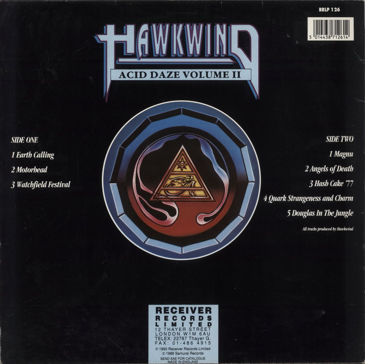 Hawkwind Acid Daze Volume II UK Vinyl LP