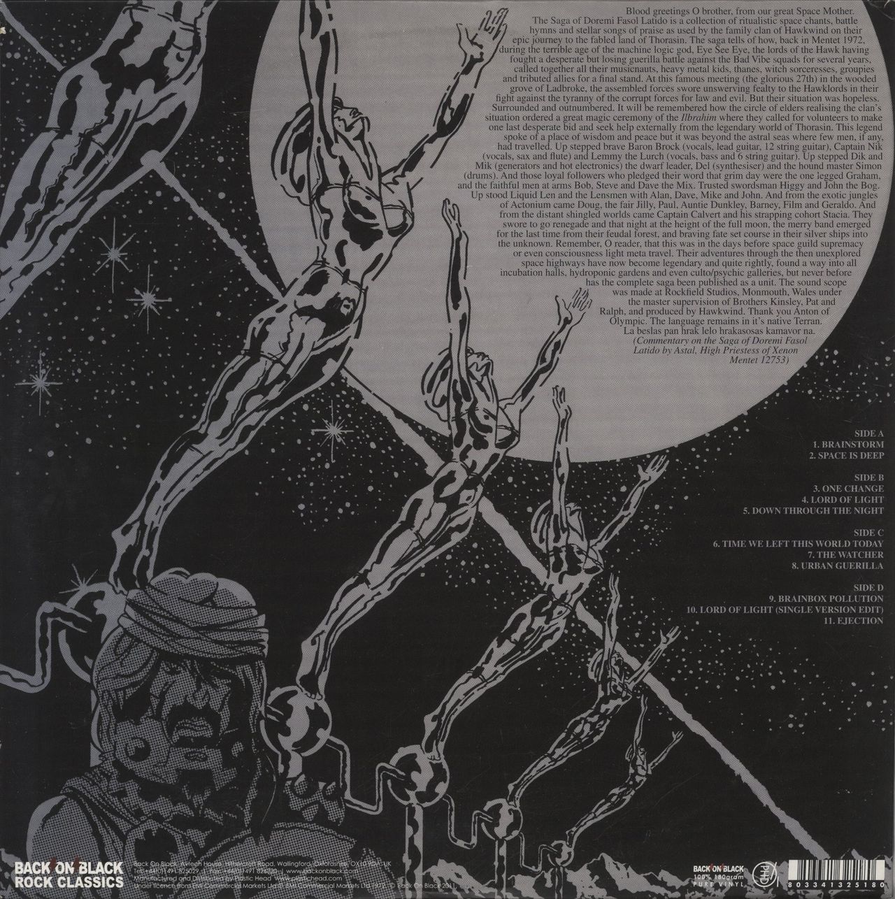 Hawkwind Doremi Fasol Latido - Grey Vinyl UK 2-LP vinyl set
