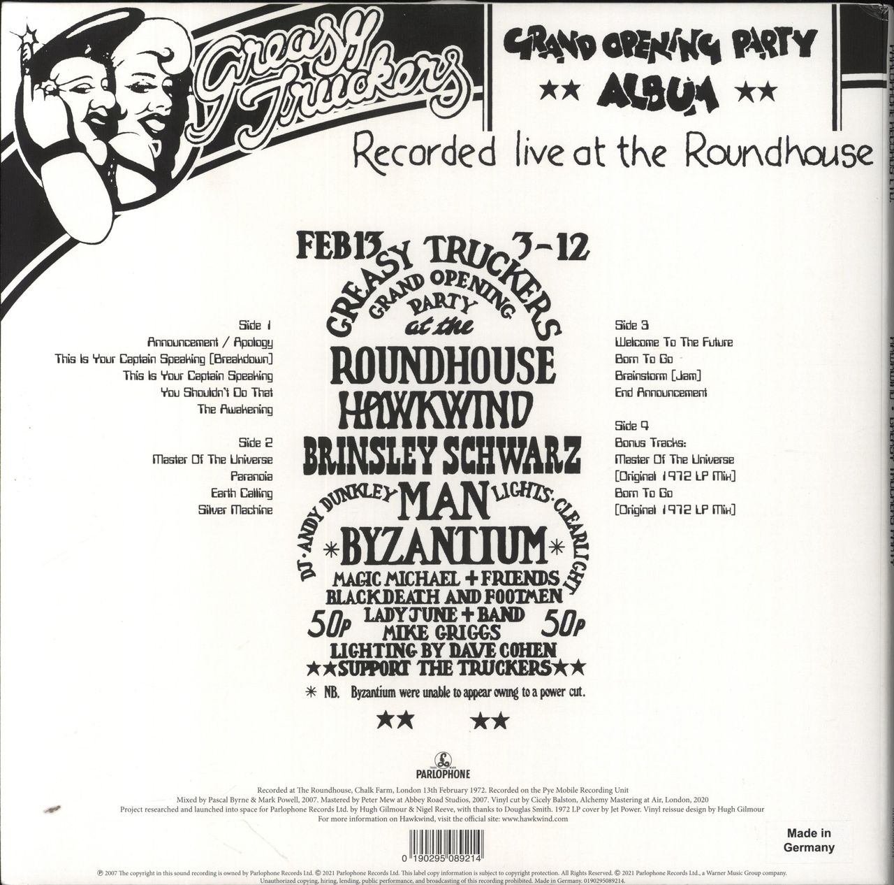 Hawkwind Greasy Truckers Party - EX UK 2-LP vinyl set