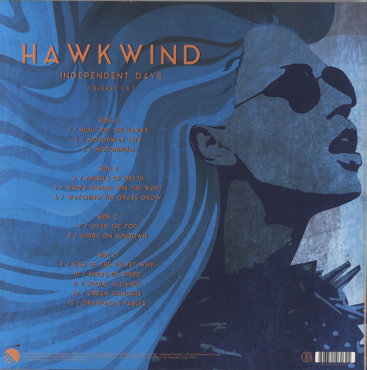 Hawkwind Independent Days Volumes 1 & 2 - Grey Vinyl UK 2-LP vinyl set