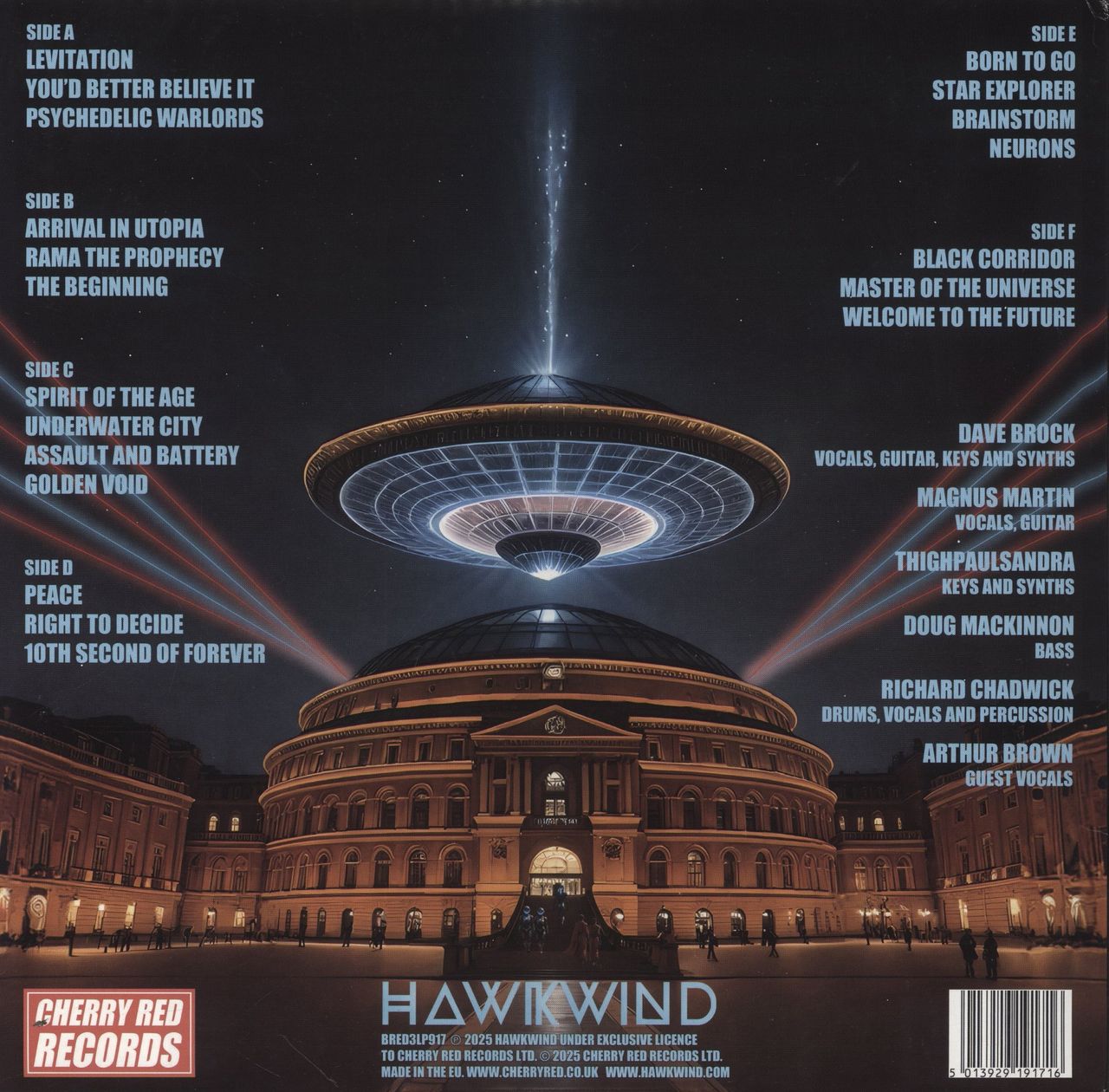 Hawkwind Live At The Royal Albert Hall UK 3-LP vinyl set