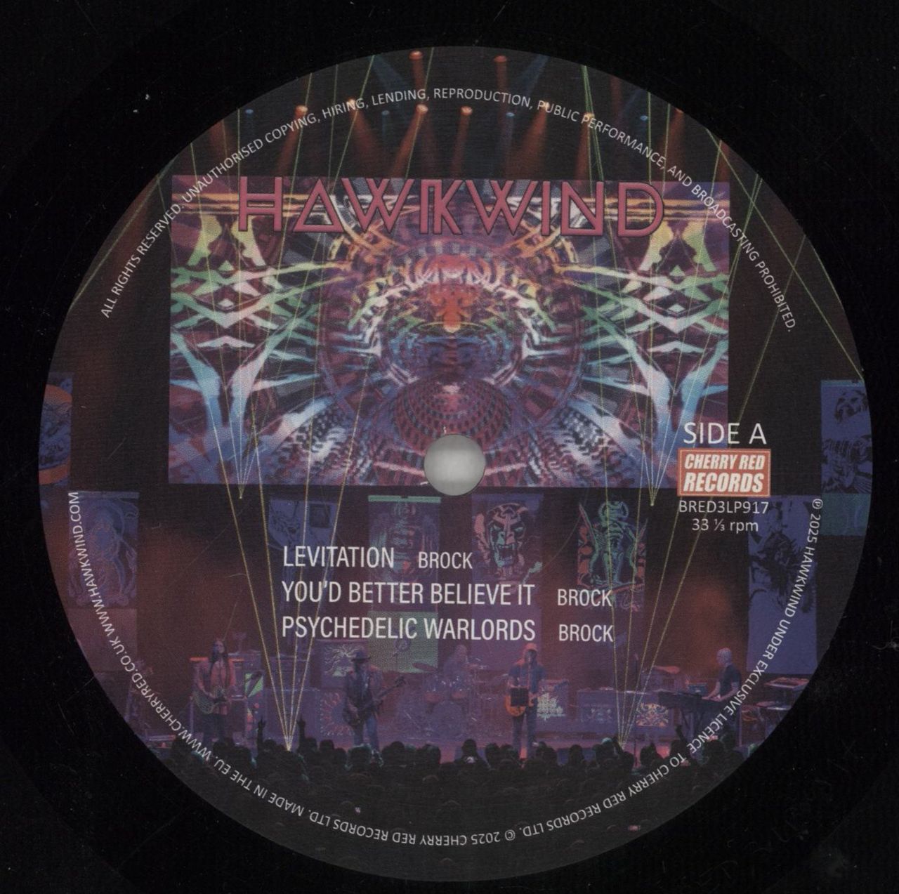 Hawkwind Live At The Royal Albert Hall UK 3-LP vinyl set