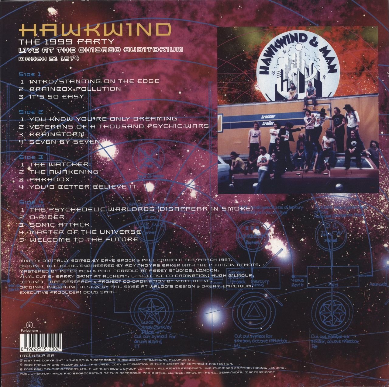 Hawkwind The '1999' Party [Live At The Chicago Auditorium, March 21 1974] - RSD19 UK 2-LP vinyl set