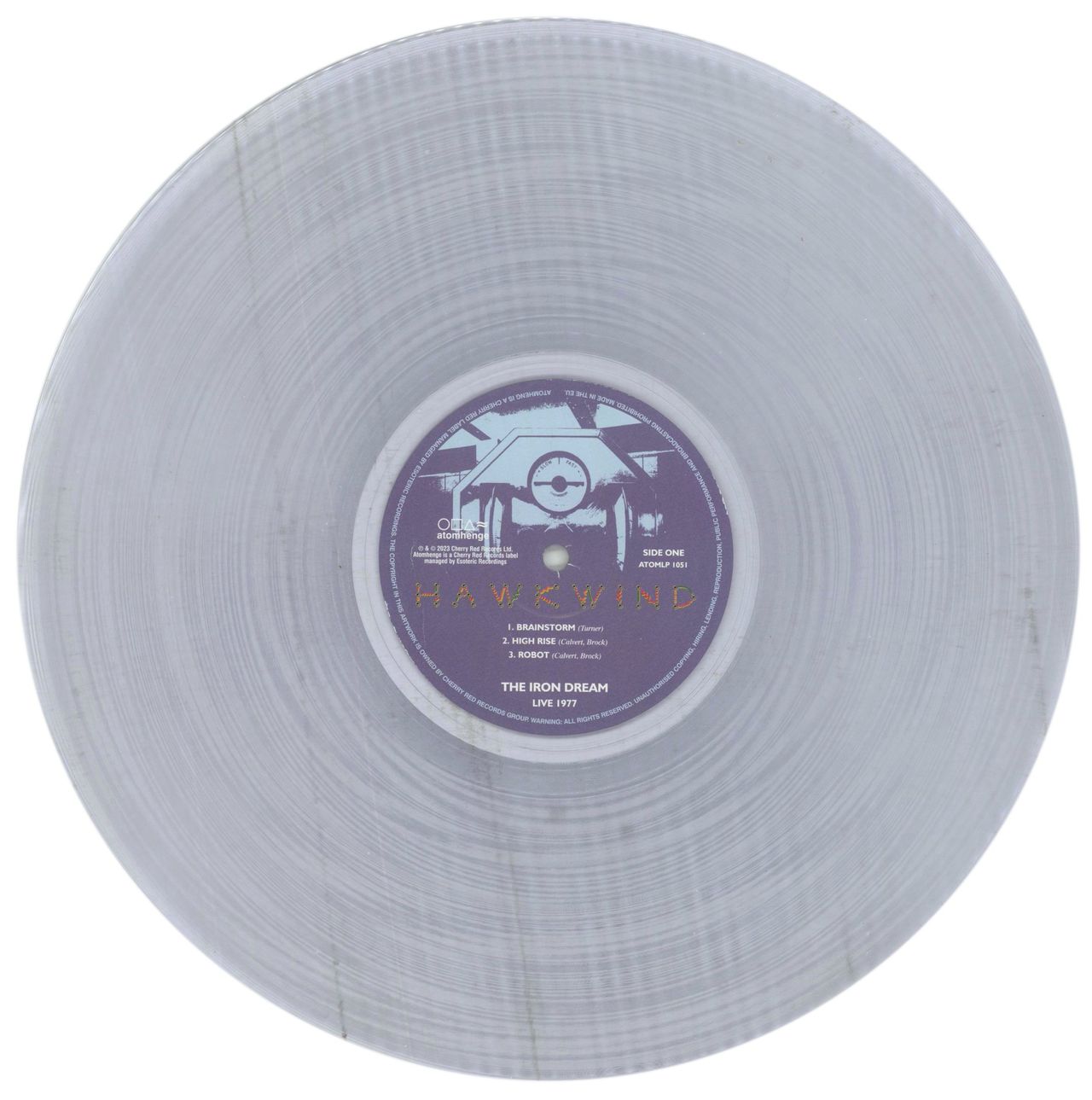 Hawkwind The Iron Dream - Live 1977 - RSD 2023 - Clear Vinyl UK Vinyl LP