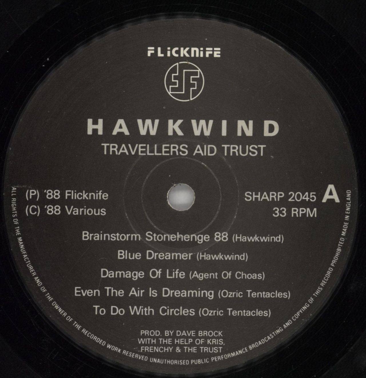 Hawkwind Travellers Aid Trust + Booklet UK 2-LP vinyl set