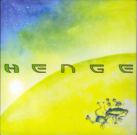 Henge [Space Rock] Attention Earth! - Lime Vinyl UK Vinyl LP
