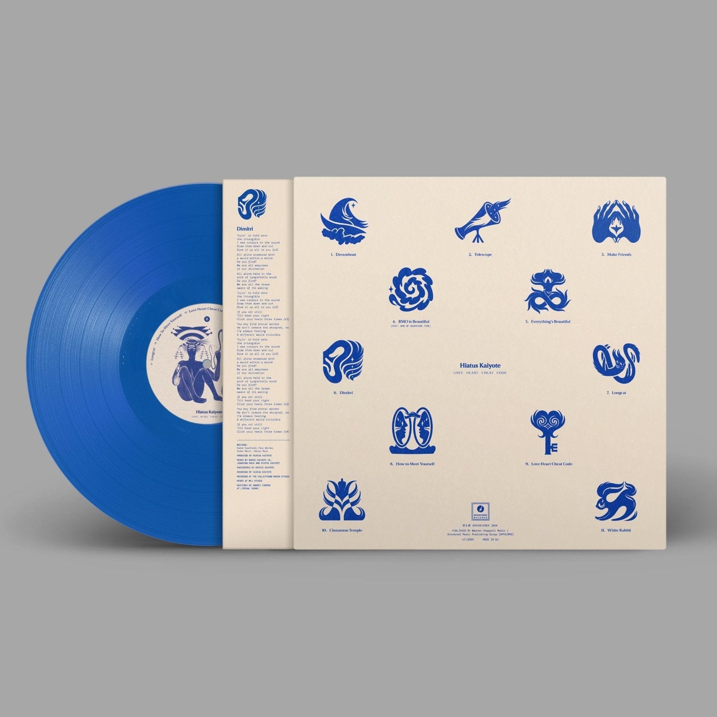 Hiatus Kaiyote - Love Heart Cheat Code - Blue Vinyl LP Record
