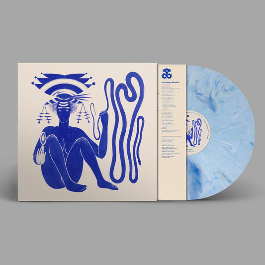 Hiatus Kaiyote - Love Heart Cheat Code - Blue & White Marble Vinyl LP Record