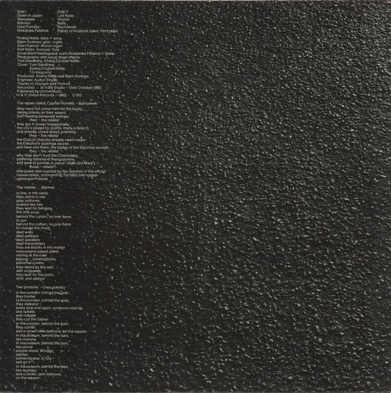 Holy Toy Warszawa UK Vinyl LP