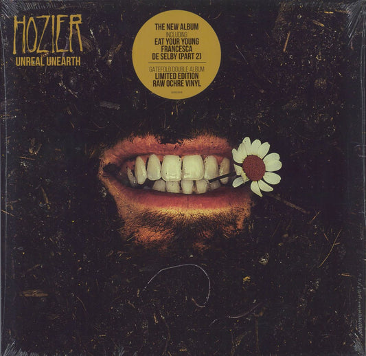 Hozier Unreal Unearth - Raw Ochre Vinyl - Sealed UK 2-LP vinyl set